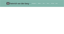 Desktop Screenshot of heinrichvandenberg.com